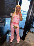 Pink lounge set