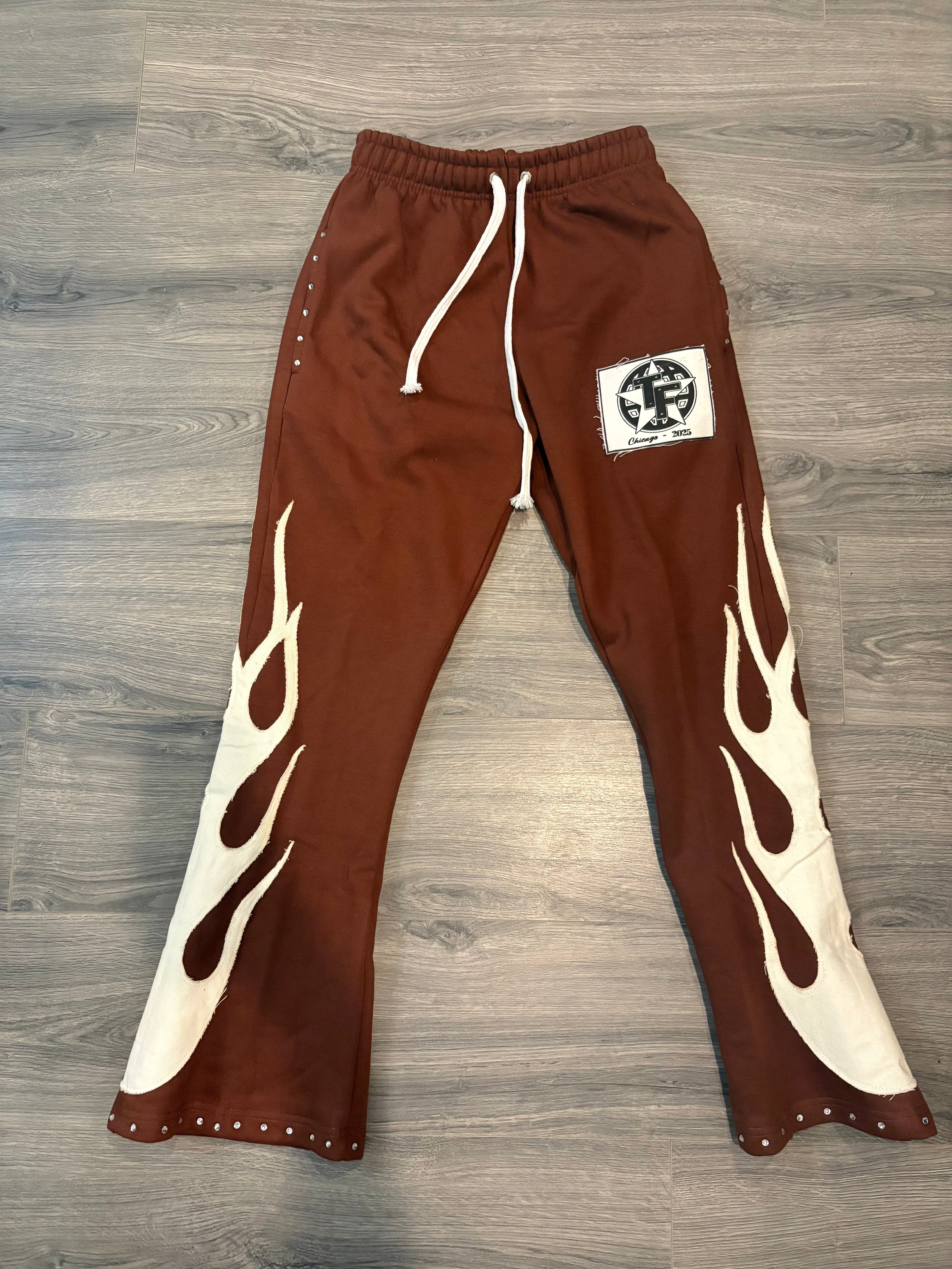 Brown jogging suit