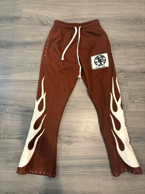 Brown jogging suit